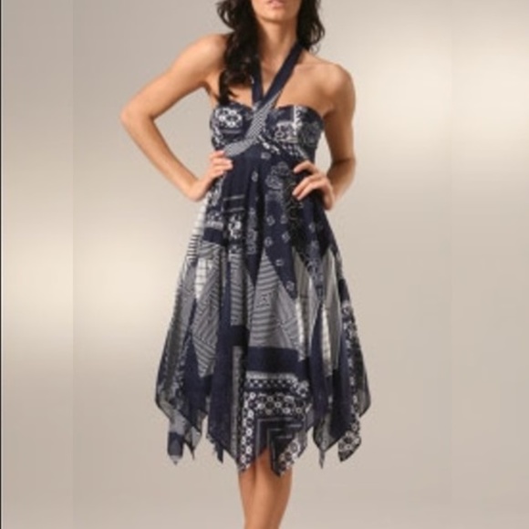 ~SOLD~ MCQUEEN Bandana Patchwork McQ Punk Dress - Picture 7 of 7